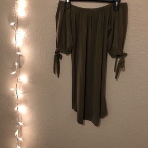 Off the shoulder dress